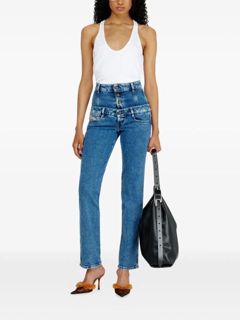 Diesel D-Fynora double-layer jeans - Blue - zdjęcie produktu nr 2