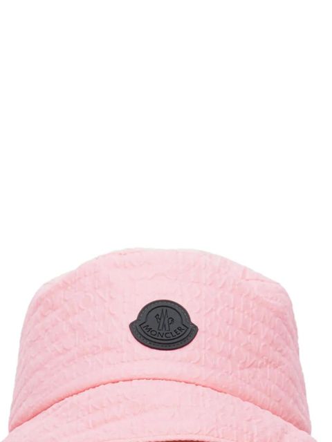 Moncler quilted bucket hat - Pink