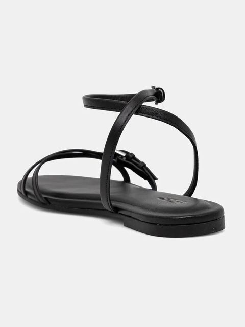 HUGO sandały skórzane Tayna damskie kolor czarny 50542093 - zdjęcie produktu nr 2