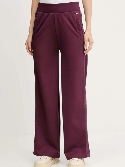 BOSS spodnie lounge damskie kolor różowy gładkie 50545655 - zdjęcie produktu nr 1