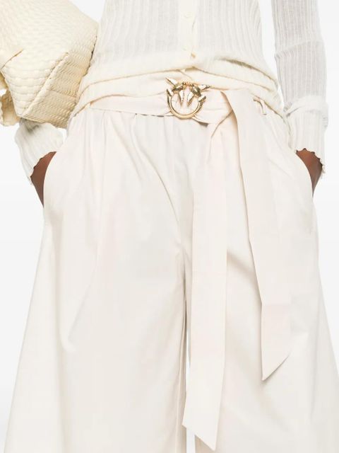 PINKO belted trousers - Neutrals