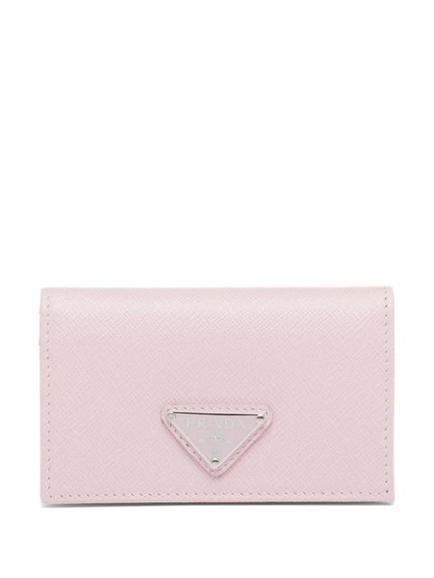Prada triangle-logo cardholder - Pink - zdjęcie produktu nr 1