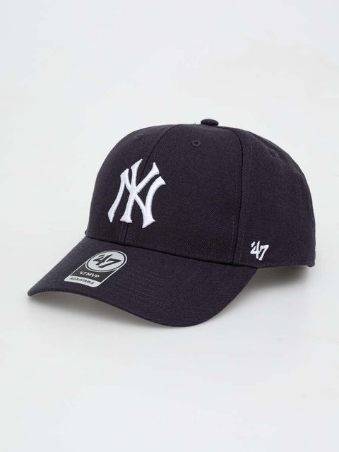 47 brand czapka z daszkiem MLB New York Yankees kolor granatowy z aplikacją