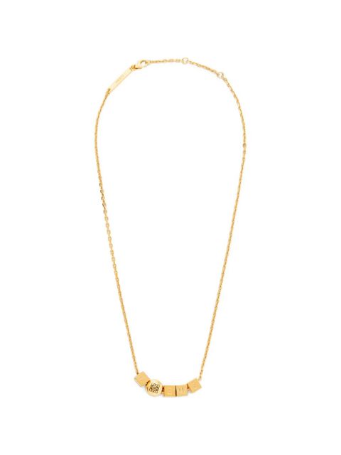 LOEWE cube charm necklace - Gold - zdjęcie produktu nr 1