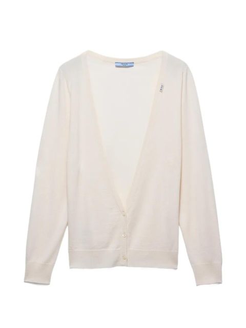 Prada cashmere cardigan - White - zdjęcie produktu nr 1