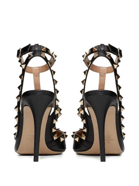 Valentino Garavani 100mm Rockstud caged pumps - Black