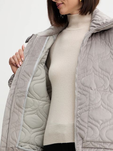 Charo Ruiz Ibiza kurtka kolor szary przejściowa oversize 257310