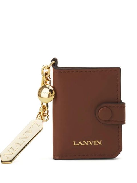 Lanvin leather keyring cardholder - Brown - zdjęcie produktu nr 1