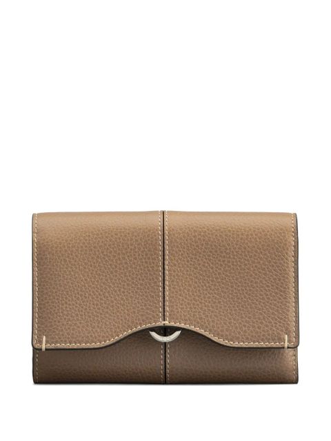 Tod's tri-fold pebble leather wallet - Neutrals - zdjęcie produktu nr 1