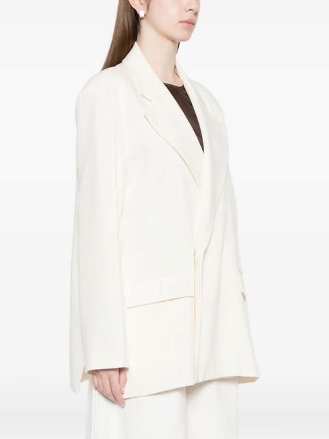 Eleh flap-pockets blazer - Neutrals