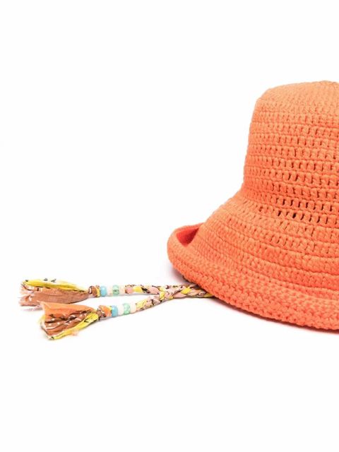 Alanui Beach Break crochet hat - Orange - zdjęcie produktu nr 2