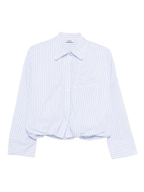 SANDRO strip-pattern shirt - White - zdjęcie produktu nr 1