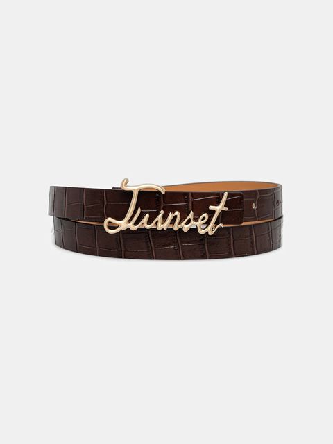 Twinset pasek damski kolor brązowy 252TA452A - zdjęcie produktu nr 1