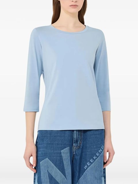 Weekend Max Mara round-neck T-shirt - Blue