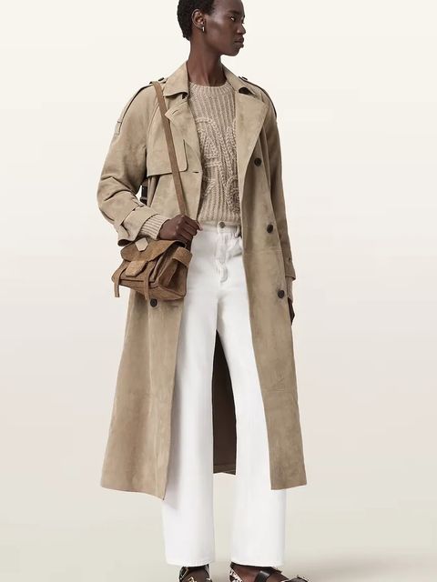 AllSaints sweter z dodatkiem wełny CHAIN