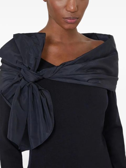 Max Mara bow sweater - Black