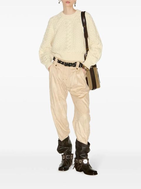 ISABEL MARANT Obrero chunky-knit jumper - Neutrals - zdjęcie produktu nr 2