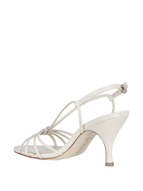 Aeyde knotted strap pumps - White