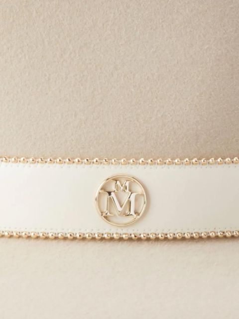 Maison Michel Andre fedora hat - Neutrals - zdjęcie produktu nr 2