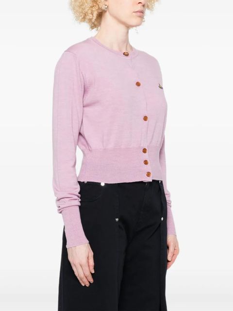 Vivienne Westwood Bea orb-embellished button cardigan - Pink