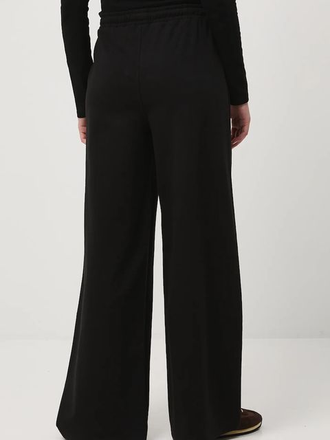 Medicine spodnie dresowe damskie kolor czarny szerokie medium waist - zdjęcie produktu nr 2