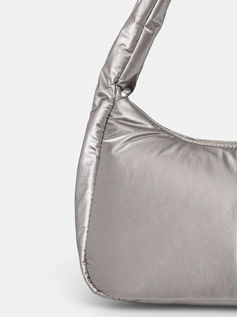 Tommy Jeans torebka kolor srebrny AW0AW18066