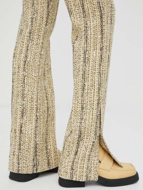 Day Birger et Mikkelsen spodnie damskie kolor czarny proste high waist