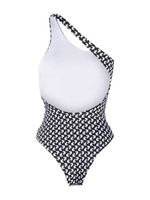Off-White geometric pattern swimsuit - Black - zdjęcie produktu nr 2