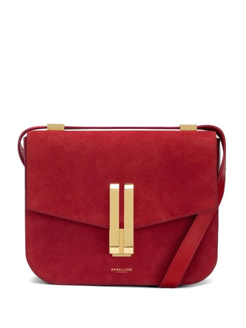 DeMellier The Vancouver suede cross body bag - Red - zdjęcie produktu nr 1