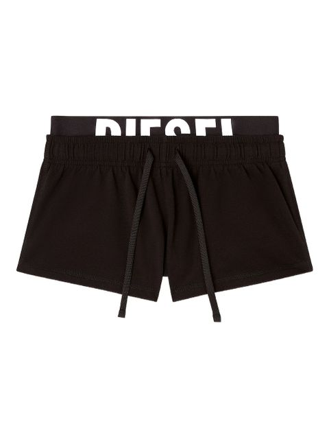 Diesel Miranda-D-Pop waistband-logo shorts - Black - zdjęcie produktu nr 1
