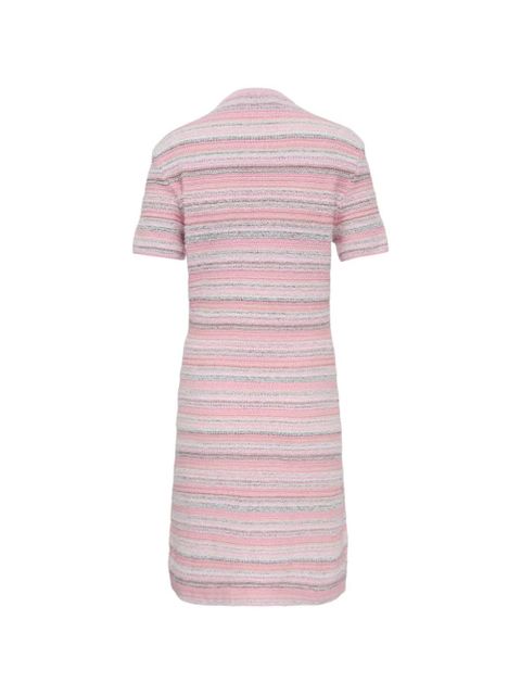 Self-Portrait textured knit mini dress - Pink - zdjęcie produktu nr 2