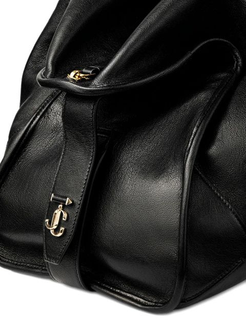 Jimmy Choo Bar Filo leather tote bag - Black