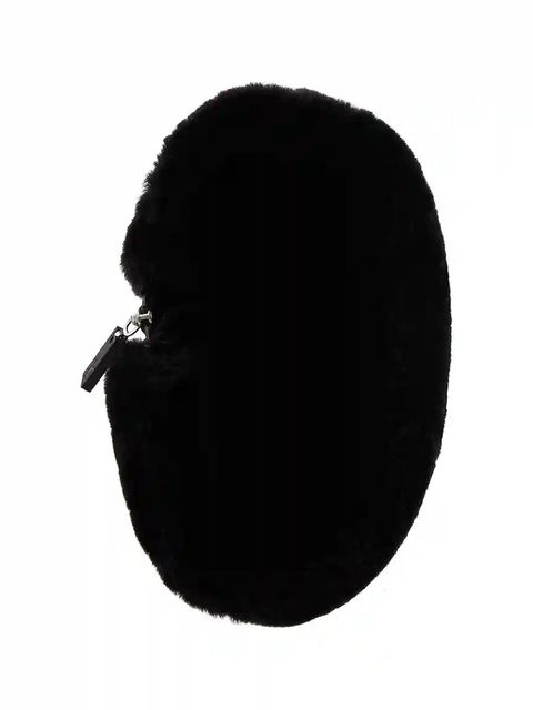 Emu Australia kozaki zamszowe Georgi damskie kolor czarny na płaskim obcasie ocieplone W13218