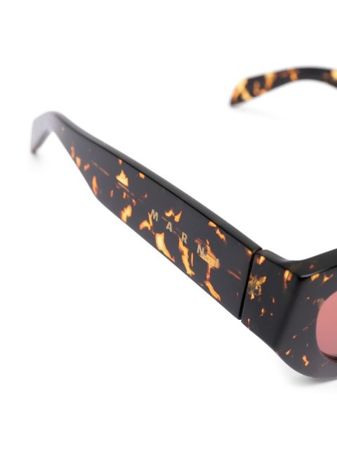 Marni Eyewear VGO tortoiseshell-effect sunglasses - Brown