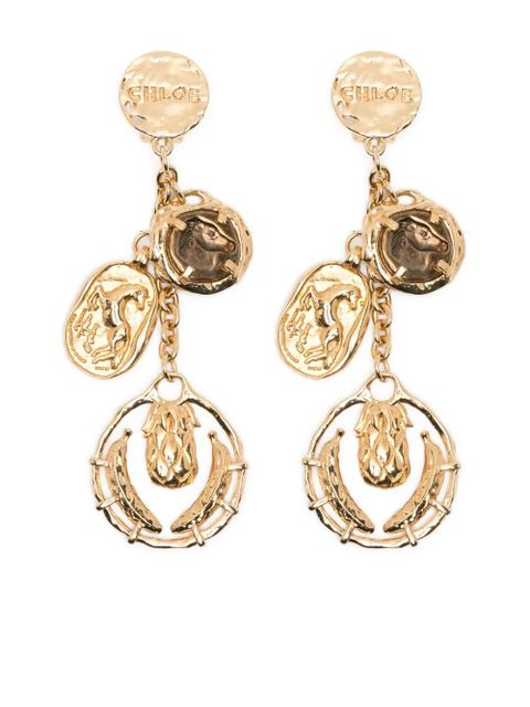 Chloé french-clip-fastening earrings - Gold - zdjęcie produktu nr 1