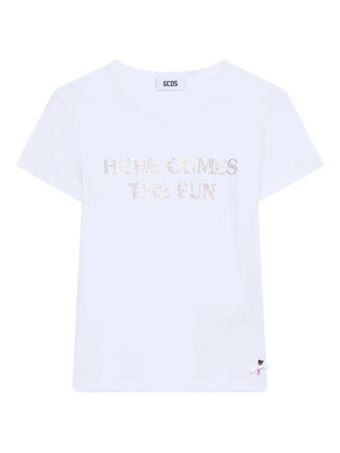 GCDS Polly Pocket Bling T-shirt - White - zdjęcie produktu nr 1