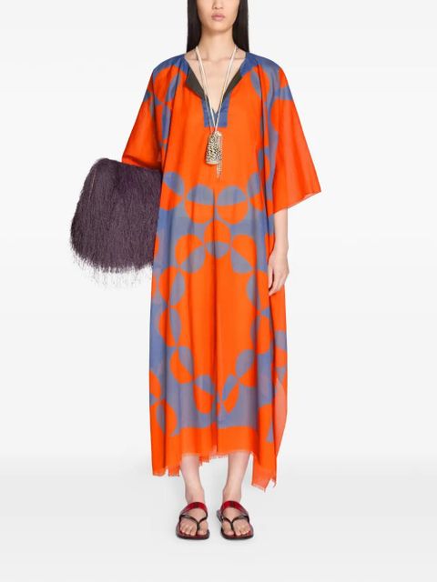 DRIES VAN NOTEN printed kaftan - Orange - zdjęcie produktu nr 2