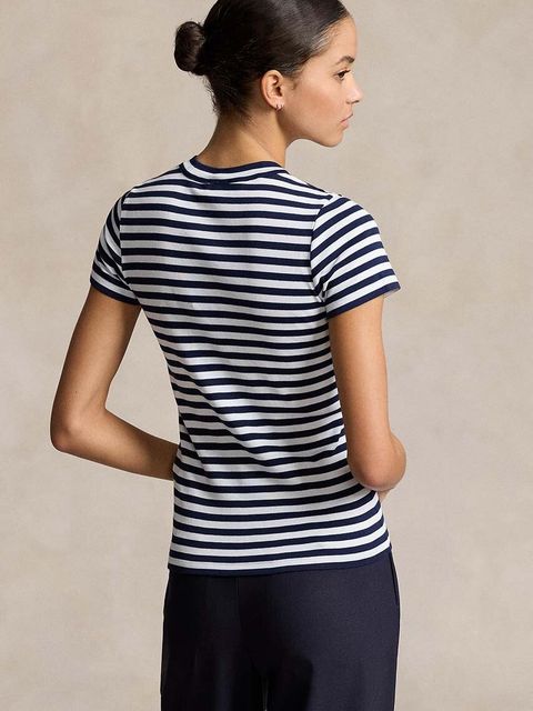 Polo Ralph Lauren t-shirt bawełniany kolor granatowy