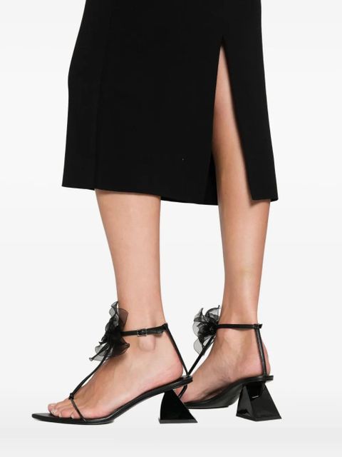 ANINE BING strapless midi dress - Black