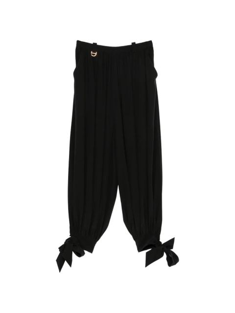 Chloé tie-detail trousers - Black - zdjęcie produktu nr 1