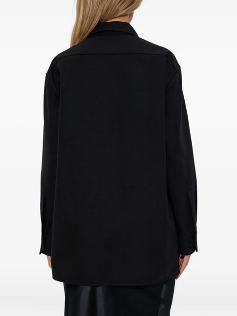 Jil Sander bead-embellishment shirt - Black