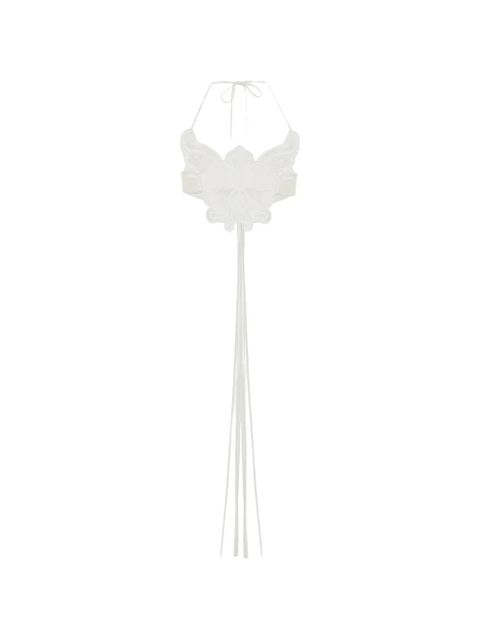 Blumarine halterneck tank top - White - zdjęcie produktu nr 1