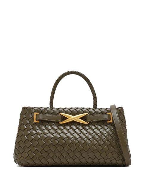 JW Pei Elora woven top handle tote bag - Green - zdjęcie produktu nr 1