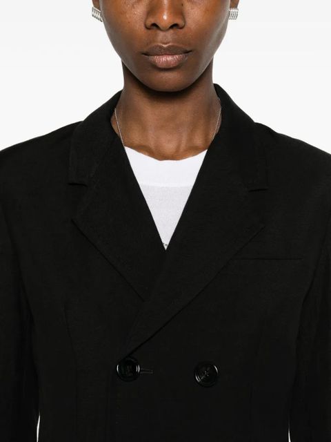 AMI Paris double-breasted pocket blazer - Black