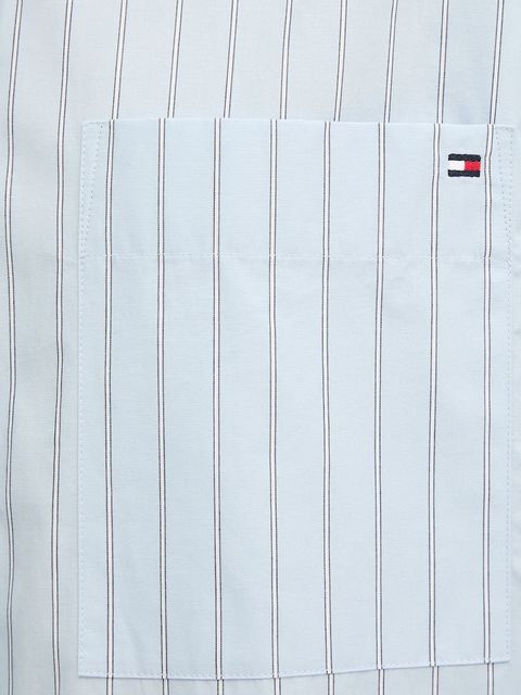 Tommy Hilfiger koszula bawełniana damska kolor niebieski relaxed z kołnierzykiem klasycznym WW0WW45892