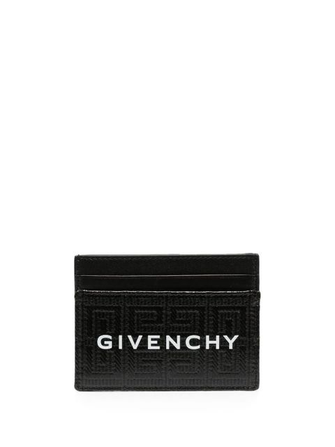 Givenchy logo-print monogrammed cardholder - Black - zdjęcie produktu nr 1