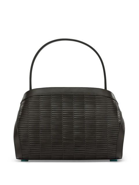 Ferragamo Hug Soft woven-design tote bag - Brown - zdjęcie produktu nr 2