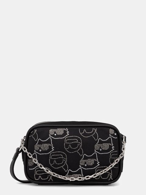 Karl Lagerfeld torebka IKON kolor czarny A4W30254 - zdjęcie produktu nr 1