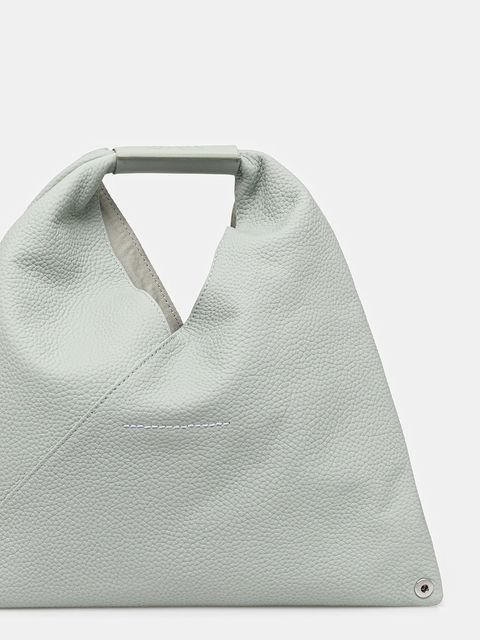 MM6 Maison Margiela torebka skórzana kolor zielony SB6WD0013