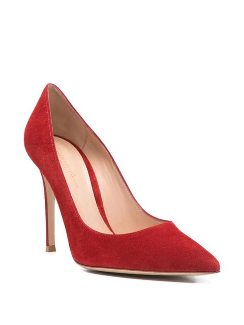 Gianvito Rossi pointed-toe pumps - Red - zdjęcie produktu nr 2